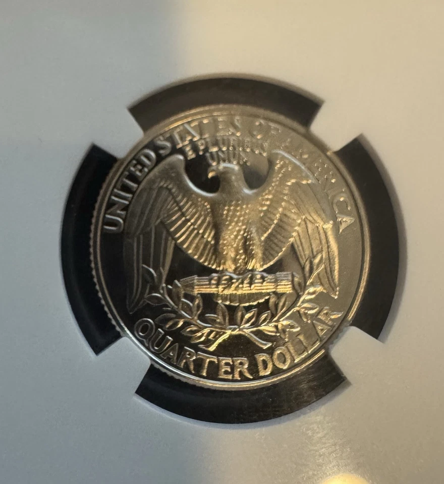 1996 S Proof Ultra Cameo Washington Quarter NGC Graded Certified PR69 - Image 2 of 4