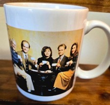 Vintage 1997 Frasier Cast  Photo Mug Cafe Nervosa NBC Promo Rare MINT UNUSED