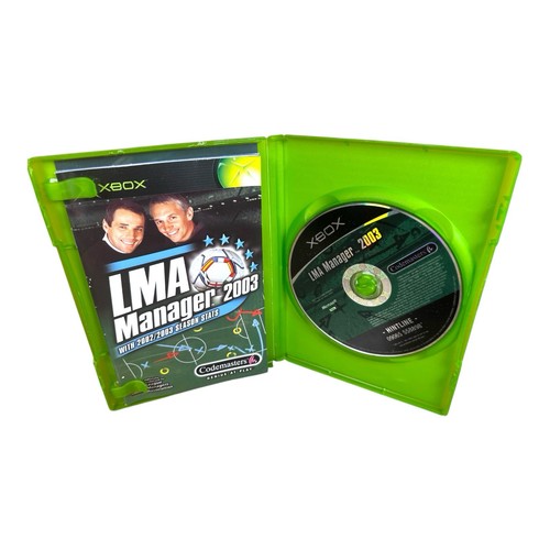 LMA MANAGER 2003 - ORIGINAL XBOX - Complete With Manual - Very Good Disc Cond - Picture 3 of 3