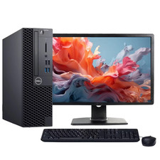 Dell Desktop PC i5, up to 32GB RAM, 4TB SSD NVMe, Windows 11 Pro, WiFi, DVD-RW