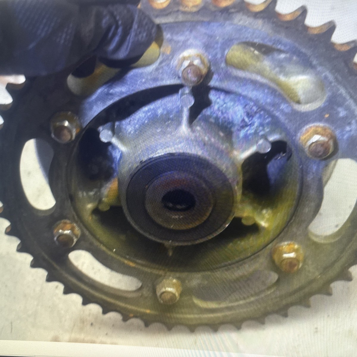 622 Rear Wheel Hub Sprocket Chrome 1999 Kawasaki Ninja ZX11 Zx-11