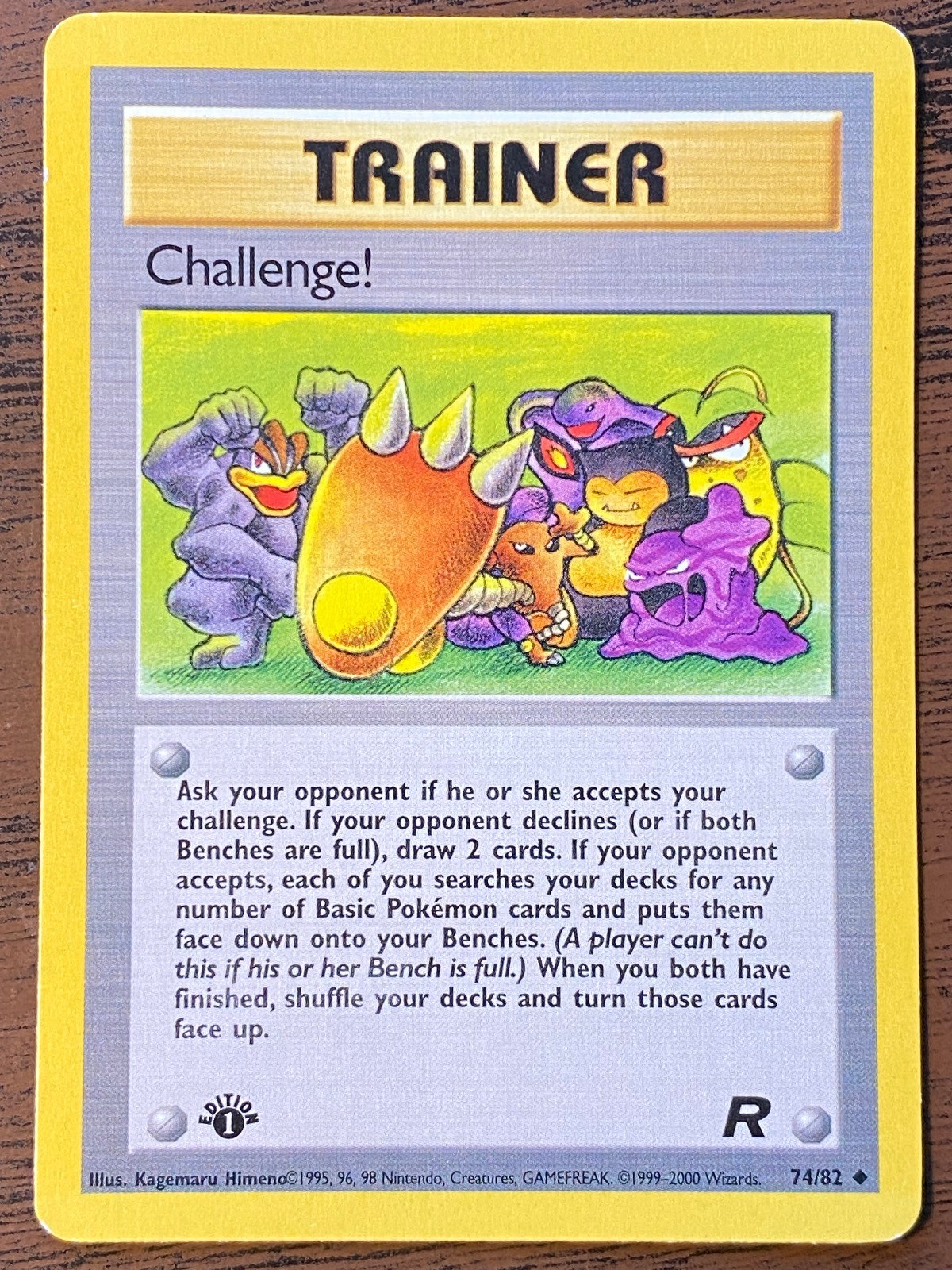 Challenge! 74/82 Uncommon Team Rocket Pokemon 1st Edition Lightly Played