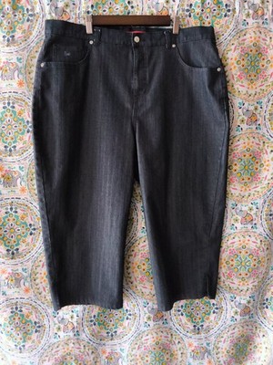 Plus Size Womens Gloria Vanderbilt Amanda Capris Size 18W Comfort and Style