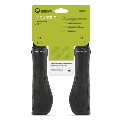 Ergon Griffe GA3, Large, schwarz L, 