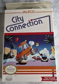 City Connection (Nintendo, NES) Cib Complete - Tested