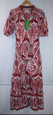 NWT Farm Rio Women's XL Tropical Cameo Off-White Maxi Dress $280