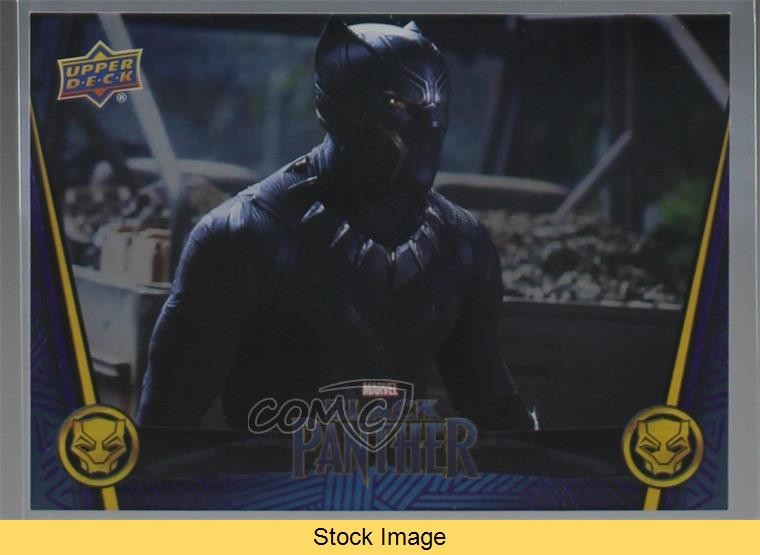 2018 Upper Deck Marvel Black Panther Silver Foil T'Challa Freezes #7 READ p1l