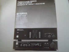 advertising Pubblicità 1983 YAMAHA NATURAL SOUND STEREO POWER AMPLIFIER M-50
