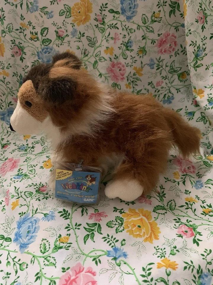 GANZ Webkinz Collie HM149 New With Sealed Code Tag Retired - Image 2 of 4