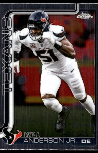 Will Anderson Jr. 2025 Topps Chrome #121 Houston Texans NFL READ FREE SHIPPING