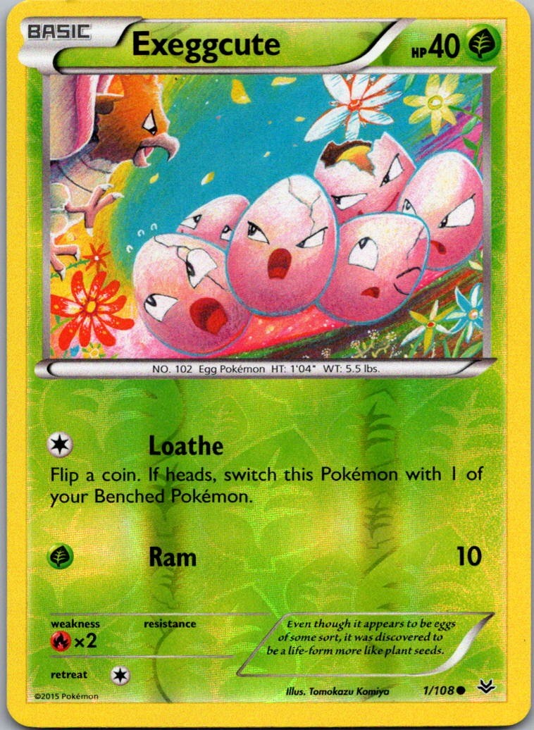 Exeggcute Common XY - Roaring Skies 1/108 NM