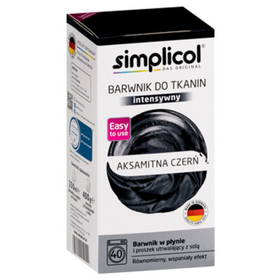 4052400152519 Simplicol Barwnik Intensywny Aksamitna Czerń 560g BROWN
