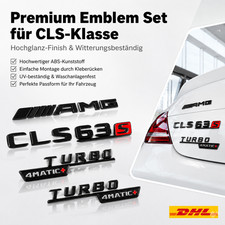CLS63S AMG Turbo Aufkleber Schriftzug für Mercedes Benz CLS63S AMG 3D Emblem CLS63S AMG Turbo Aufkleber Schriftzug für Mercedes Benz CLS63S AMG 3D Emblem