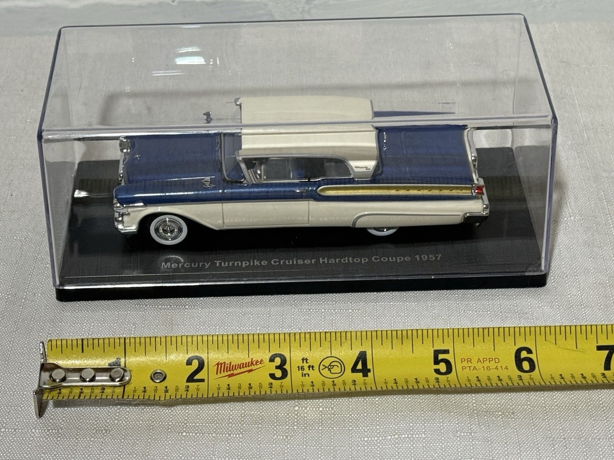1:43 NEO Models 1957 Mercury Turnpike Cruiser Blue/White