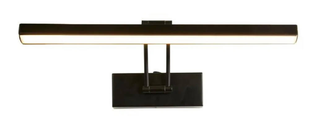 Wall Light Black Rhodes LED Picture Matt 405mm Searchlight 79825-40BK