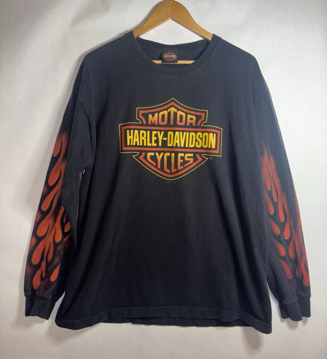 Harley-Davidson Cotton Long Sleeve T-Shirts for Men for sale | eBay