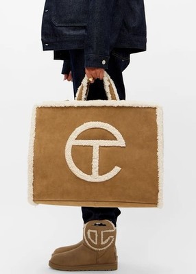UGG X TELFAR  LARGE SHOPPER CHESNUT BRAND NEW WITH TAGS  FREE SHIPPING