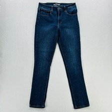 Levi's 721 High Rise Skinny Jeans Womens 30 Blue Stretch Denim Medium Wash