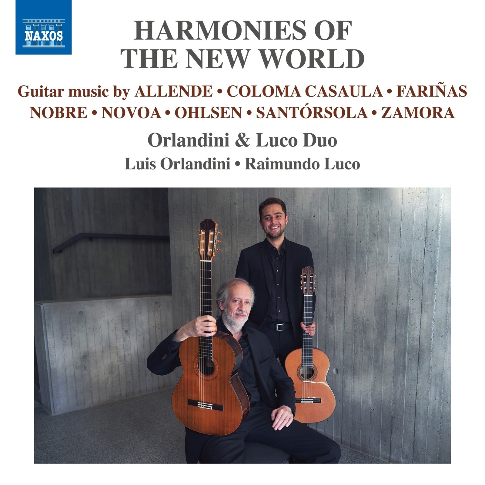 8579164 Orlandini and Luco Duo Harmonies of the New World - Guitar Music By