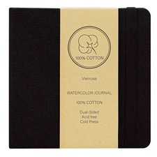 Vienrose Watercolor Sketchbook, 5.5"x5.5" Watercolor Journal with 24 Sheets 1...