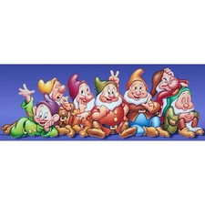 Diamond Art Kit The 7 Dwarfs 31" X 16"