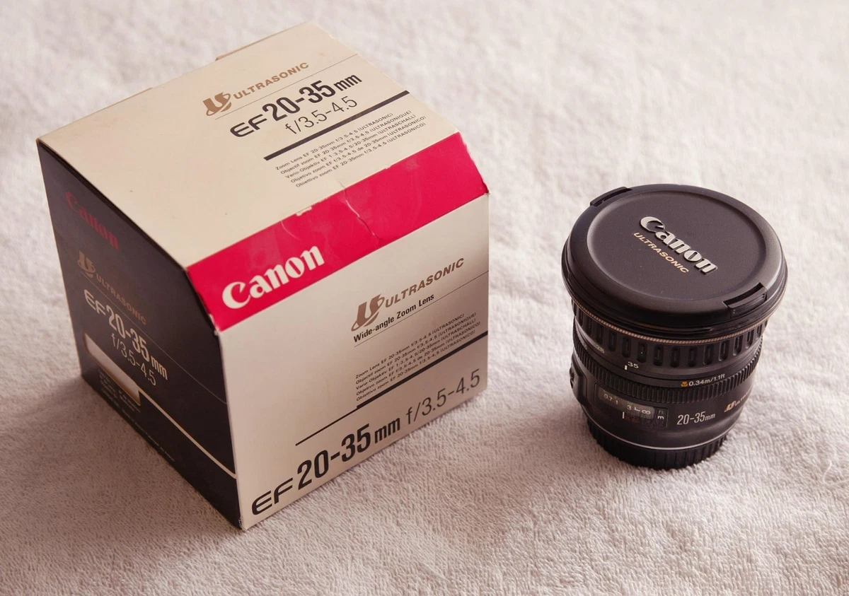 Preços baixos em Lentes de câmera Canon 20-35mm f/3.5-4.5 | eBay
