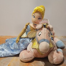 Disney Store Cinderella Royal Horse Sleeper Keeper Plush  Cinderella Doll