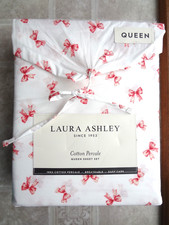 Laura Ashley 100 Cotton Sheet Set Queen 
