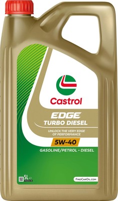 For CASTROL EDGE 15F81B ENGINE OIL 5W-40 5L TURBO DIESEL CASTROL EDGE ACEA C3 V