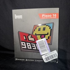 Divoom Pixoo 16 Pixel Art Display with App, Bluetooth, Wi-Fi WORKING Tested