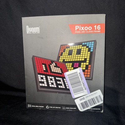 Divoom Pixoo 16 (Pixel Art Display with App, Bluetooth, Wi-Fi) WORKING Tested