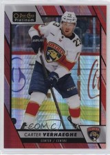 2023-24 O-Pee-Chee Platinum Red Prism 127/199 Carter Verhaeghe #122 0ms5