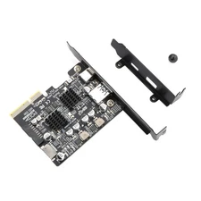 PCIe 3.0 to USB 3.2 Gen2 10Gbps Expansion Card For Windows XP/Vista/7/8/10 New