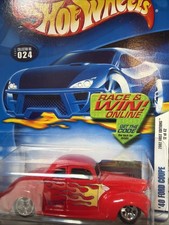 '40 FORD COUPE Hot Wheels 024 Hotwheels 2002 FIRST EDITIONS 12/42 RED W/ FLAMES