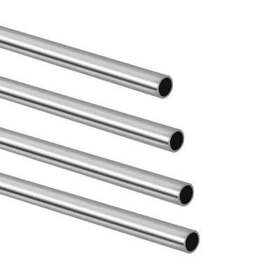 5/16'' OD 304 Stainless Steel Tube, Weldable, 12'' Length, 4 Pack