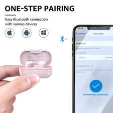 TOZO A1 Wireless Stereo Earbuds-Rose Gold