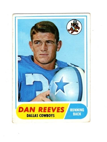 1968 Topps DAN REEVES #77 VG--Cowboys, probable Hall of Fame!!