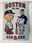 Garden Flag 12x18 Boston Red Sox Snoopy Charlie Brown Handmade Baseball