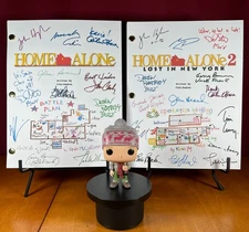 Home Alone & Home Alone 2 Scripts Signed- Autograph Reprints- Macaulay Culkin