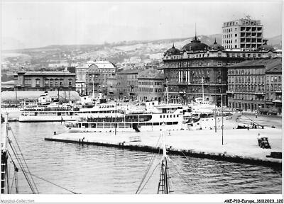 AKEP10-0822-EUROPA - JUGOSLAWIEN - RIJEKA - Blick Vom Hafen