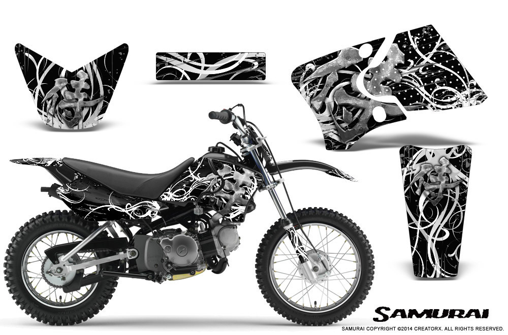 YAMAHA TTR90 CREATORX GRAPHICS KIT DECALS SAMURAI WB | eBay