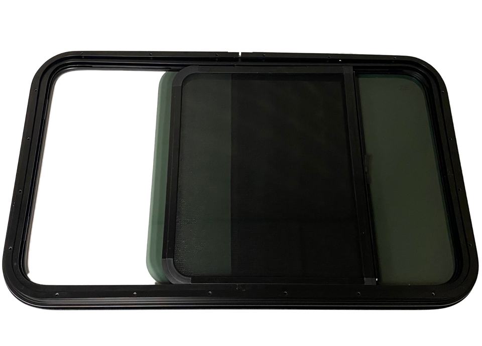 35" Width x 22" Height Horizontal Slider RV Window Cargo Trailer W ...