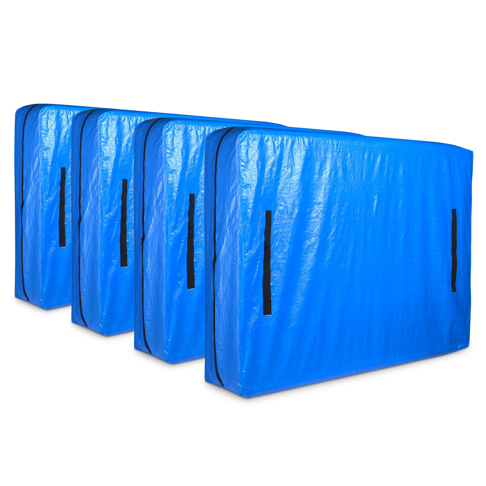 Mattress Protector for Moving Storage Heavy Duty 8 Handles Full XL Size 4 Pack-image