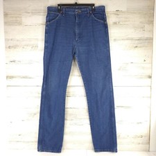 WRANGLER 13MWZ COWBOY CUT ORIGINAL FIT BLUE JEANS MEN'S SIZE 36x36 WESTERN RODEO