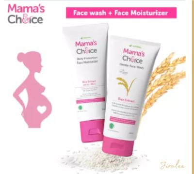 SET Mama's Choice Face Care Pregnancy Face Wash + Moisturizer Reduce Dark Spot