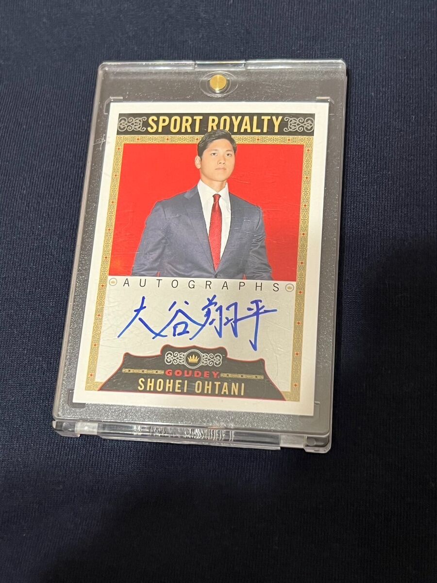 2018 UD Goodwin Champions Shohei Ohtani Rookie Kanji RC Auto 2018 UD Goodwin Champions Shohei Ohtani Rookie Kanji RC Auto