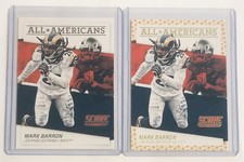 Mark Barron 2016 Score All-Americans Base & Gold Lot of 2 #20 Los Angeles Rams 