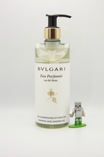 BVLGARI Eau Parfum e au Th  Blanc Shampoo  Shower Gel 300ml Authentic   NEW