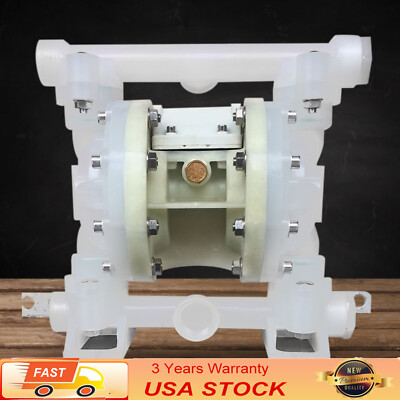 Pneumatic Double Diaphragm Transfer Chemical Industrial Oil Pump  0.59in Outlet
