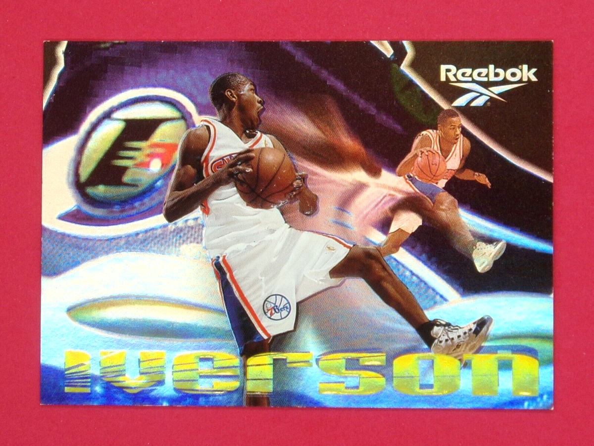 1997 SKYBOX REEBOK Allen Iverson The Answer Shoe Promo Insert Card
